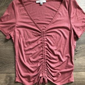 Crop short sleeve top